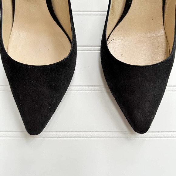Jimmy Choo Romy Pump Suede Leather Black 85 mm - Picture 13 of 15